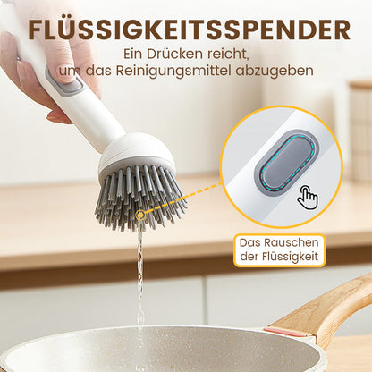 Spülbürste für sauberes Geschirr ohne starkes Schrubben