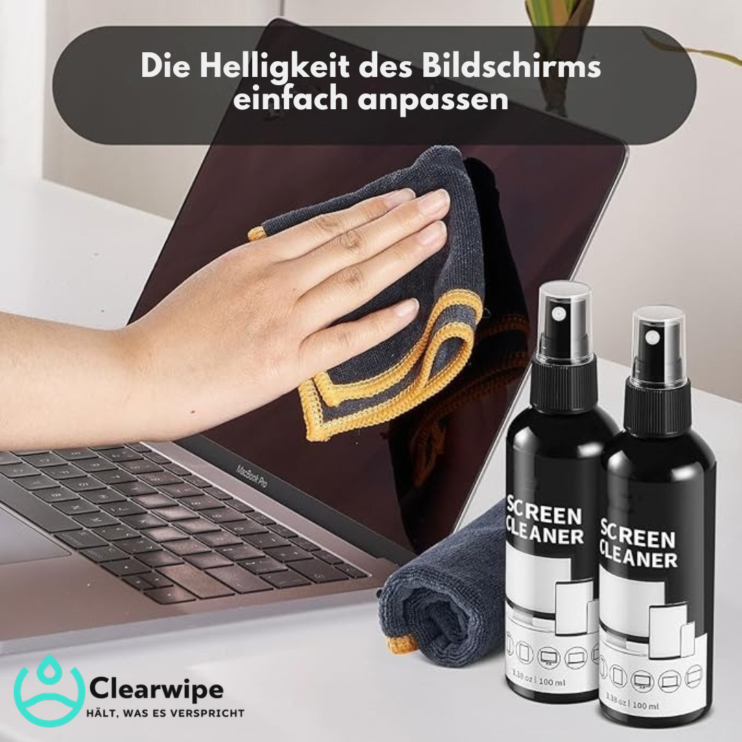 ClearWipe™ Bildschirmreiniger-Spray