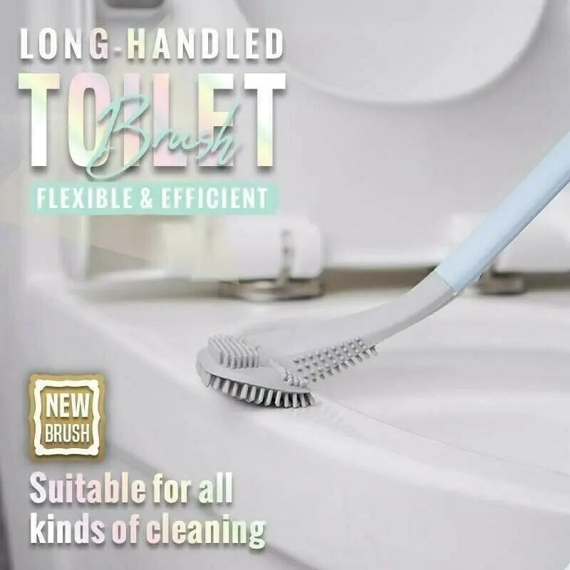 Flexibler Silikonkopf der Sanivoa Toilettenbürste für schwer erreichbare Stellen